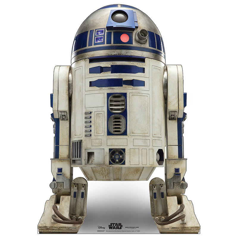 R2-D2 Star Wars IX Rise of Skywalker Lifesize CARDBOARD